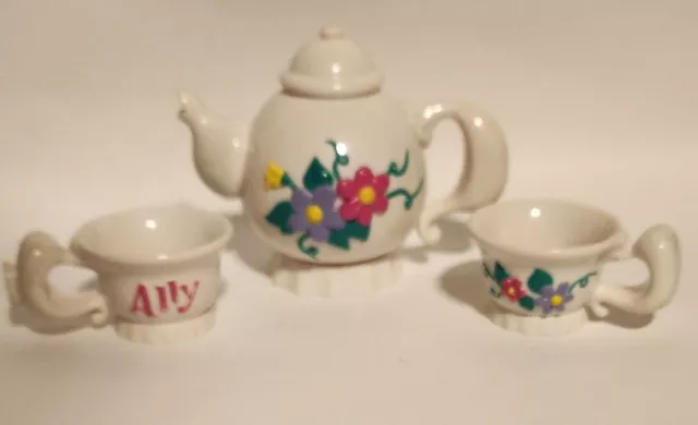 Playmates Interactive Teapot & Tea Cups Cake Accessories For Amazing Ally Doll