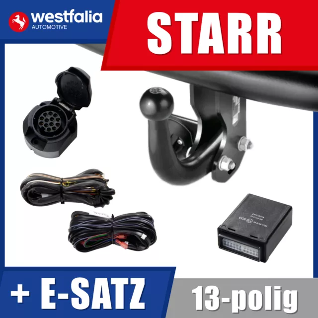 Anhängerkupplung starr+ES 13p für VW Golf VII (AU) Fließheck 12-19 WESTFALIA