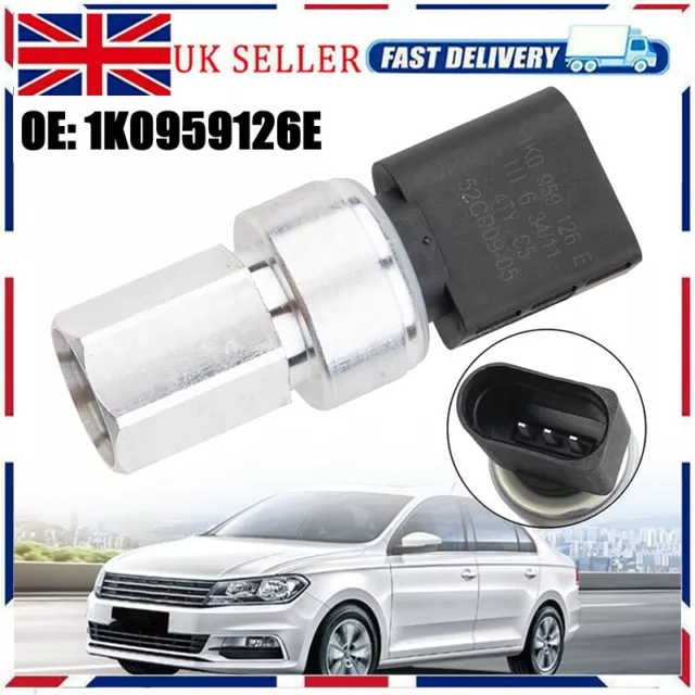 A/C Pressure Sensor Switch #5K0959126E For Audi A3 Q3 VW Golf MK5 MK6 Jetta Polo