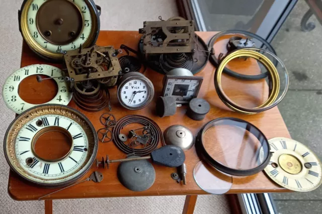 antique clock parts