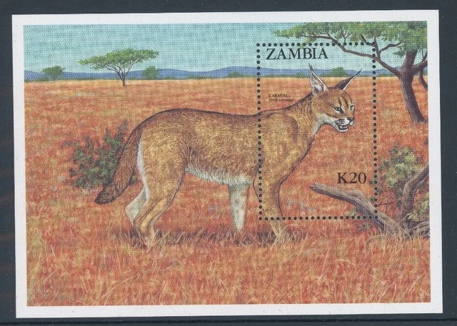 Sambia Block 14 postfrisch Tiere #JK443