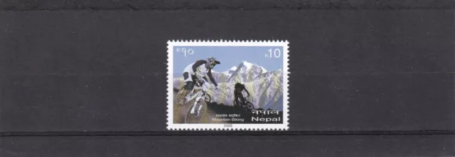 Nepal mnh set mountain biking, sports 2009