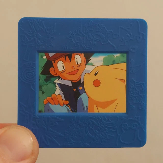 VINTAGE POKÉMON MEIJI Japanese Animation Cell Framed Pikachu Ash ...