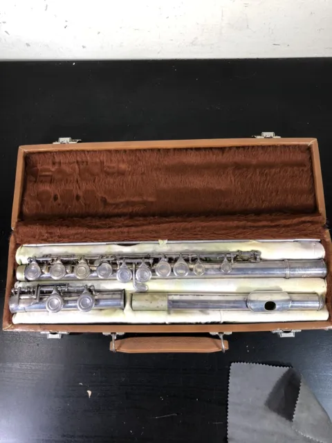 Artley 18-0 Silver Plated Flute - Made in the USA With Case