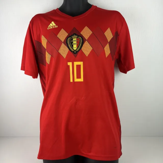 Adidas Royal Belgian Football Association Licensed E Hazard #10 Jersey Mens XL