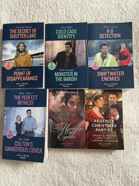 Mills & Boon Romance Book Bundle X 6, 10 Reads Free P&P More Listed (SU26)