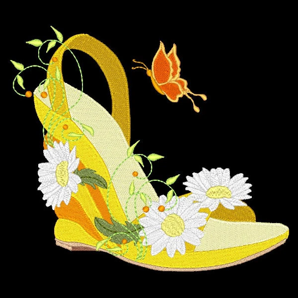 Fashionista Shoes - 30 Machine Embroidery Designs (Azeb) 7