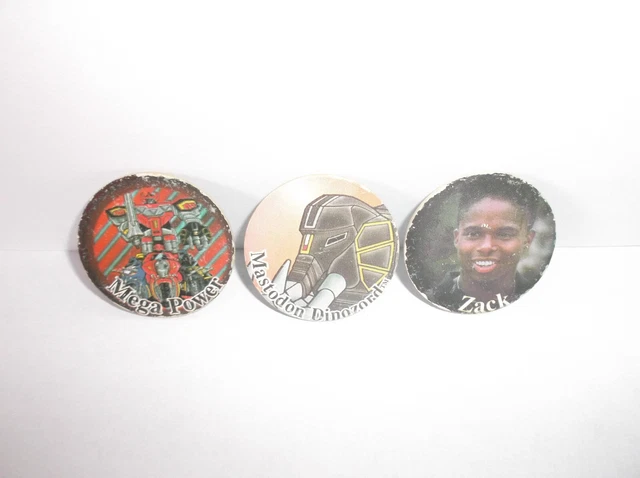 Gros Lot 220 POGS et CAPS Séries 1 et 2 Power Rangers Dragon