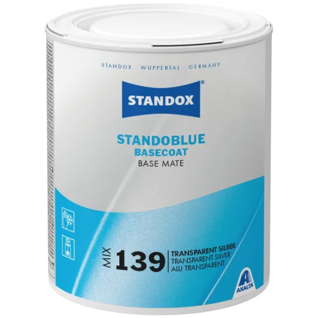 Standox Standoblue Mix 139 Basislack Transparent Silber 1 Liter
