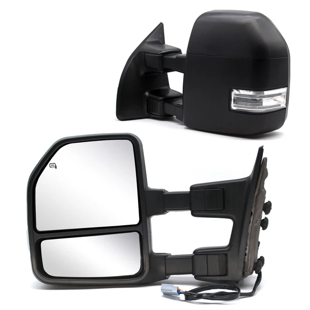 TOWING MIRRORS FOR 9907 Ford F250 Super Duty Power Heated LED Signal