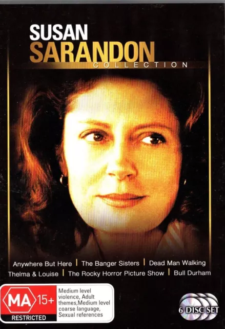 Susan Sarandon Collection Dvd's 6 Movies On 6 Discs Reg 4 Brand New/Sealed #Bb6