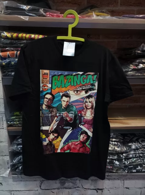T-Shirt The Big Bang Theory Bazinga Serie Tv Nerds Leonard Penny Sheldon sitcom
