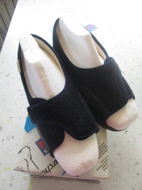 Chaussures Confort Orthopédiques Pulman Harlem - Marine - Pointures Du 35 Au 43 Disponibles