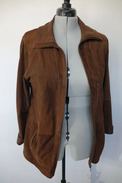 Hübsche Wildlederjacke Gr. 40