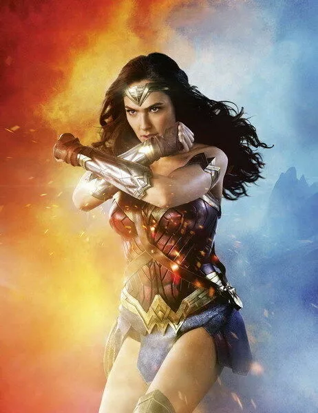 282467 Wonder Woman 2017 Gal Gadot Super Hero Movie PRINT POSTER