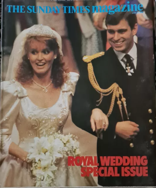 The Sunday Times Magazine  - 27th July 1986 - Prince Andrew Royal Wedding Issue