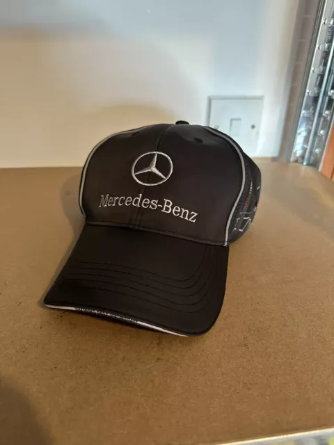 Mercedes Benz Motorsport Cap F1 Official Adjustable Black White