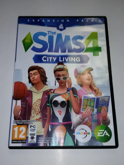 The Sims 4 City Living Uk Dvd Pc Video Computer Game (Pb4)