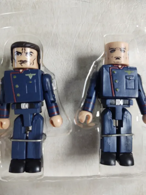 Diamond Select BSG Two Pack Minimates Loose Admiral Adama Colonel Tigh pre-owned