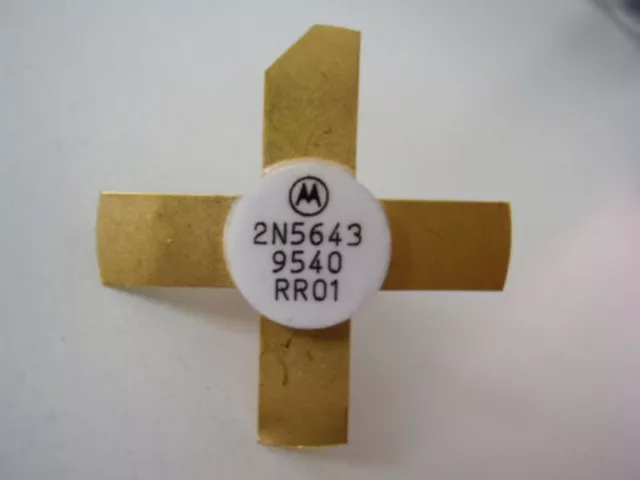 Lot de 4 RF Power Transistor 2N5643 50W 28V MOTOROLA NPN