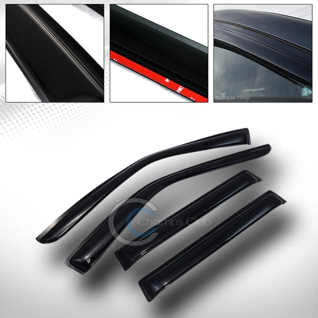 Sun/Rain Smoke Guard Vent Shade Deflector Window Visor 93-98 Jeep Grand Cherokee