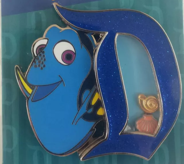 Disneyland Finding Dory Gothic "D" Charming Characters Series Potm Le Pin 2