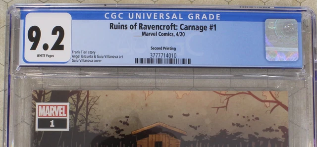 RUINS OF RAVENCROFT: CARNAGE #1 2nd print CGC 9.4 (2020) 1st app Cortland Kasady 3