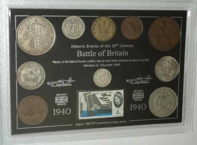 The Battle of Britain RAF WWII Veteran Remembrance Day Coin Stamp Gift Set 1940