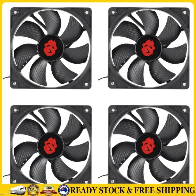 12CM 4 PIN High Speed Desktop Chassis Fan Large Air Volume PC Case ...