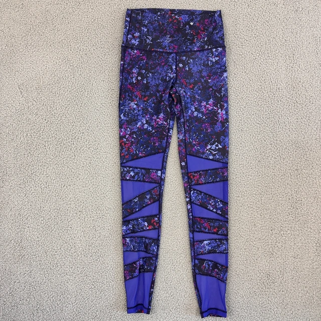 Leggings Ivivva by lululemon ragazze 14 donne accenti maglia media abbigliamento attivo