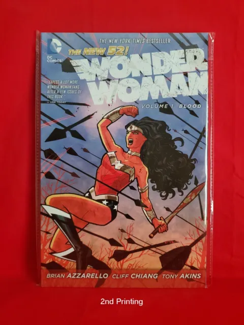 Wonder Woman Volume 1 Blood 2013 DC Comics TPB NEW 2nd printing