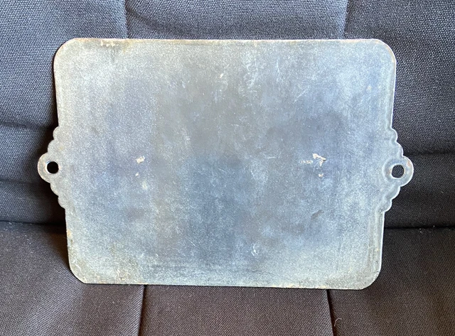Vintage French Style Blue Enamel Porcelain House Door Number Sign Plate 215 2