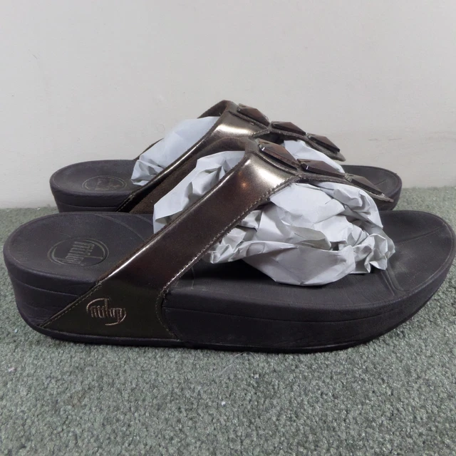 Fitflop Walkstar Sandal Rhinestone Thong Flip Flop Women's Size 9