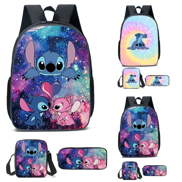 LILO AND STITCH Backpack Kid Boy Girl School Bag Rucksack Lunch Bags ...