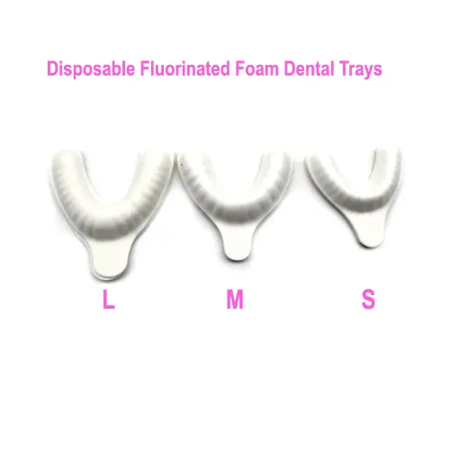 Dental Disposable Fluorinated Foam Dental Tray For Children Impression Tray