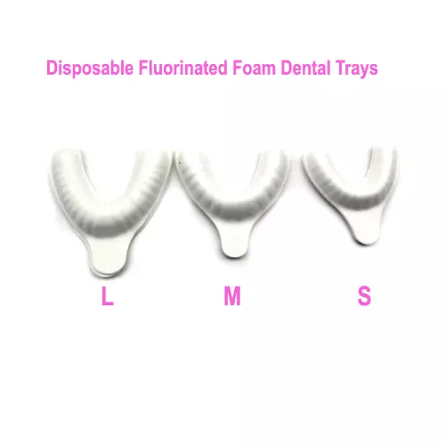 Dental Disposable Fluorinated Foam Dental Tray For Children Impression Tray