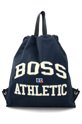 HUGO BOSS X  Russell Athletic Edition Drawstring Backpack Navy