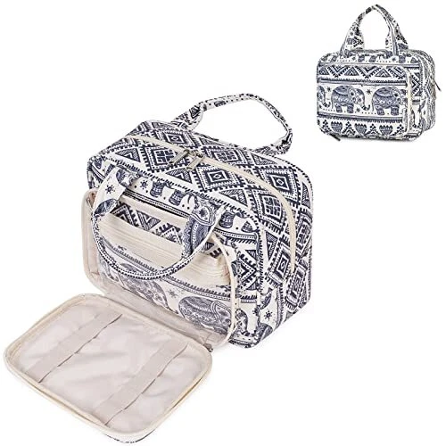 Full Size Toiletry Bag Women Large Makeup Bag Organizer Travel Cosmetic Bag For
