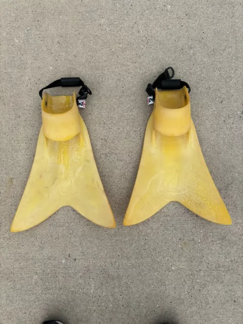 FORCE FIN PRO fins, Size XL, Yellow