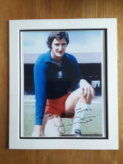 Jim Platt, Middlesbrough. 12x10 Mounted Personally Signed Photo