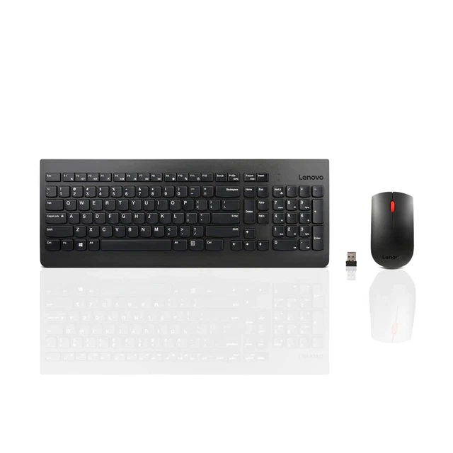 LENOVO ESSENTIAL WIRELESS Keyboard And Mouse Combo Danish. BRAND NEW & BOXED £0.99 PicClick UK
