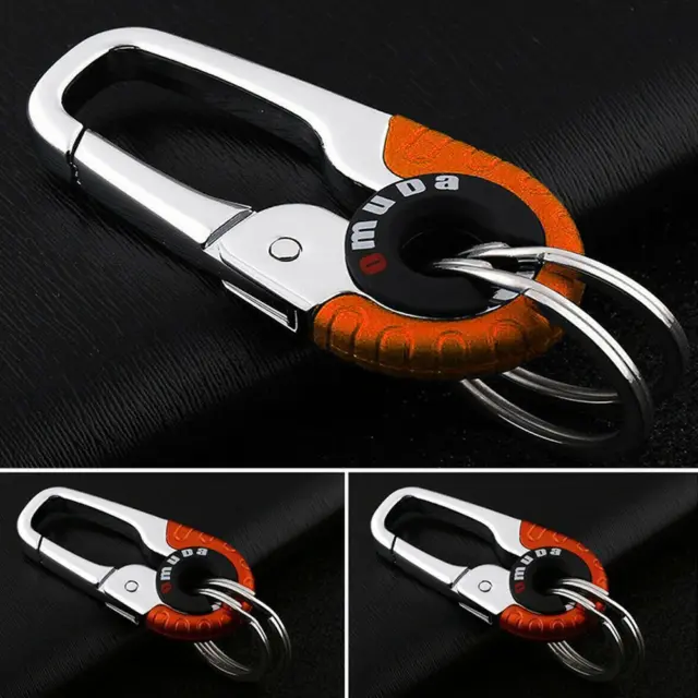 Buy Premium Car Keychain Hook Braided PU Leather Rope Alloy Metal Buckle Key  Chain Home Keyring Key Ring Remote Alarm