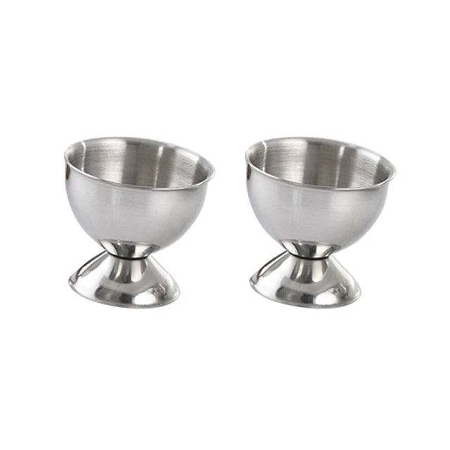2 pz mini tazze birra tazze attrezzi da cucina bracconiere uova acciaio inox