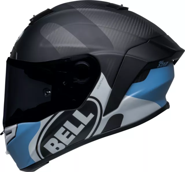 Bell Race Star DLX Flex Cousteau Algae Black/Blue Med Motorcycle Helmet