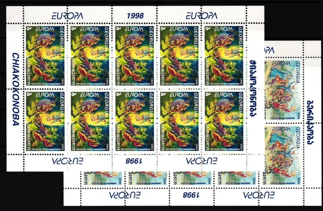 Georgien 296-297 postfrisch als Kleinbogensatz #IA525