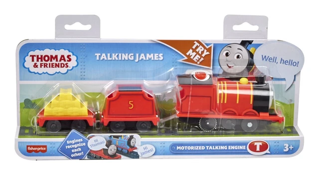 THOMAS & FRIENDS Motorized Talking James Engine [Ages 3+] **BRAND NEW ...