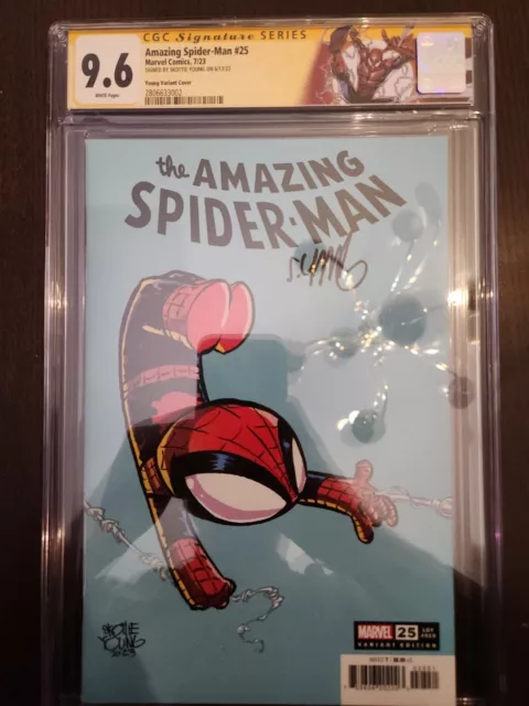 The Amazing Spider-man #25 CGC 9.6!  Skottie Young variant!