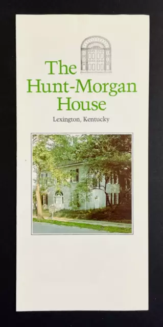 1990s Hunt Morgan House Lexington Kentucky VTG Travel Brochure Civil War Tourist