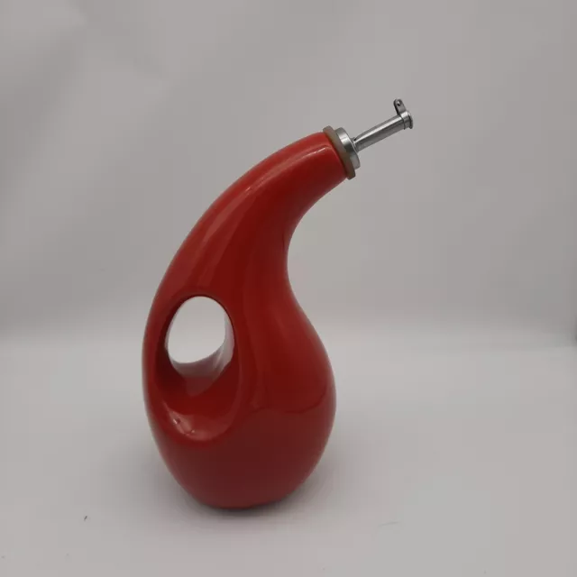 Dispensador de botellas de aceite de oliva Rachael Ray esmalte sólido cerámica AOVE con pico 24 oz