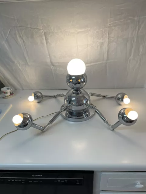 RARE!!!!    Vintage TORINO ROBOT LAMP  Totally Unique! Wonderful Condition!